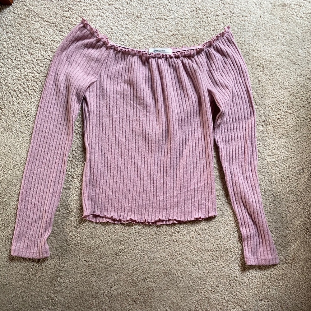 Pink Off The Shoulders Top